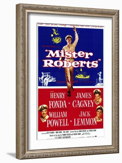 Mister Roberts, 1955-null-Framed Art Print