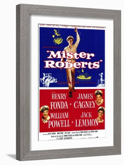 Mister Roberts, 1955-null-Framed Art Print