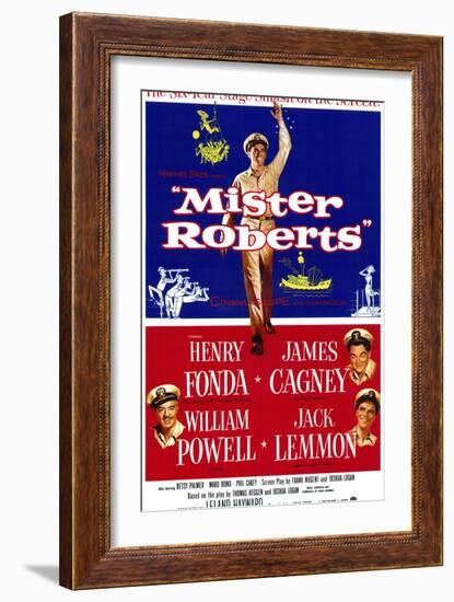 Mister Roberts, 1955-null-Framed Art Print