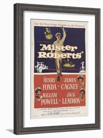 Mister Roberts, 1955-null-Framed Art Print