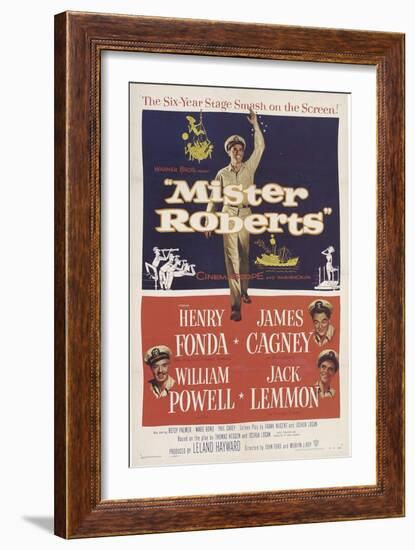 Mister Roberts, 1955-null-Framed Art Print