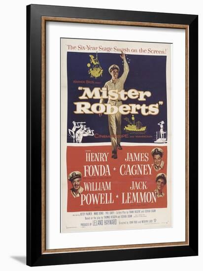 Mister Roberts, 1955-null-Framed Art Print