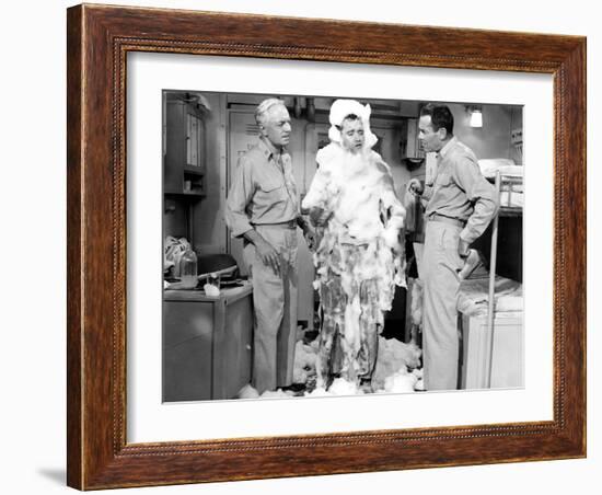 Mister Roberts, William Powell, Jack Lemmon, Henry Fonda, 1955-null-Framed Photo