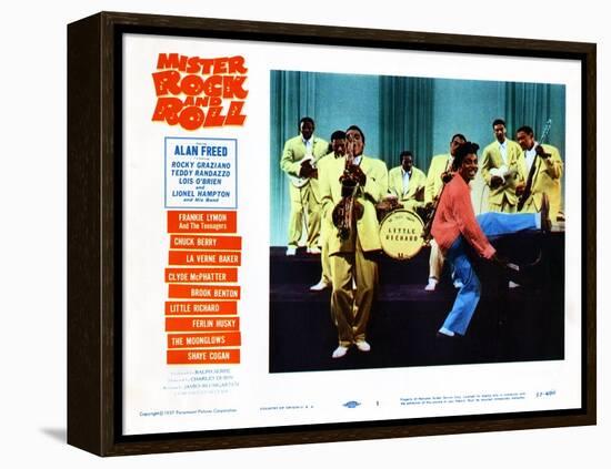 Mister Rock and Roll, Little Richard, 1957-null-Framed Stretched Canvas