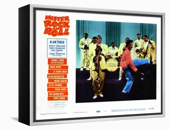 Mister Rock and Roll, Little Richard, 1957-null-Framed Stretched Canvas