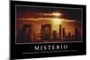 Misterio. Cita Inspiradora Y Póster Motivacional-null-Mounted Photographic Print