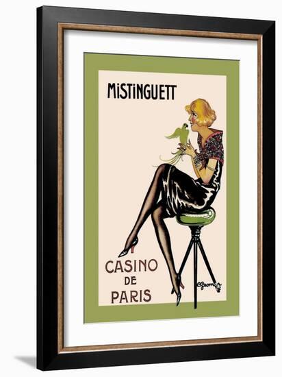 Mistinguett, Casino de Paris-Charles Gesmar-Framed Art Print