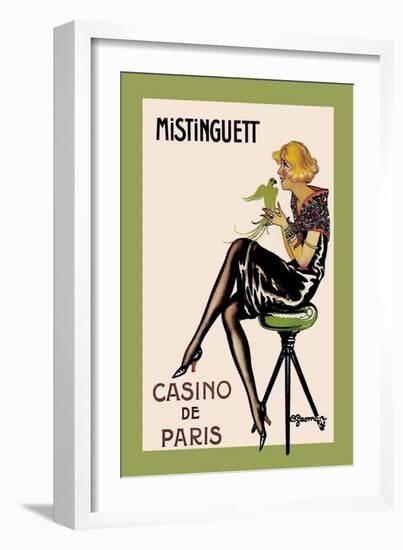 Mistinguett, Casino de Paris-Charles Gesmar-Framed Art Print