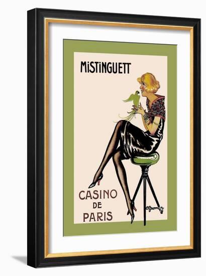 Mistinguett, Casino de Paris-Charles Gesmar-Framed Art Print