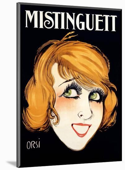 Mistinguett-Orsi-Mounted Art Print