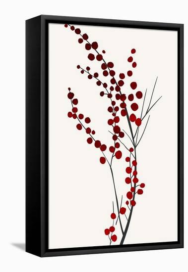 Mistletoe Kisses-Kubistika-Framed Premier Image Canvas