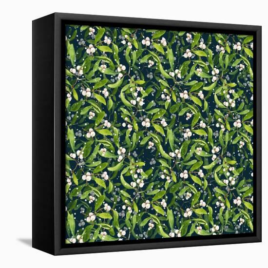 Mistletoe pattern I-Irina Trzaskos Studio-Framed Premier Image Canvas