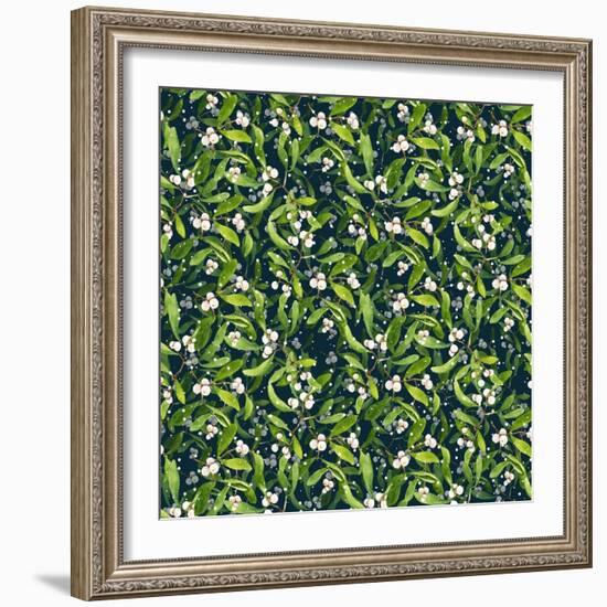 Mistletoe pattern I-Irina Trzaskos Studio-Framed Giclee Print