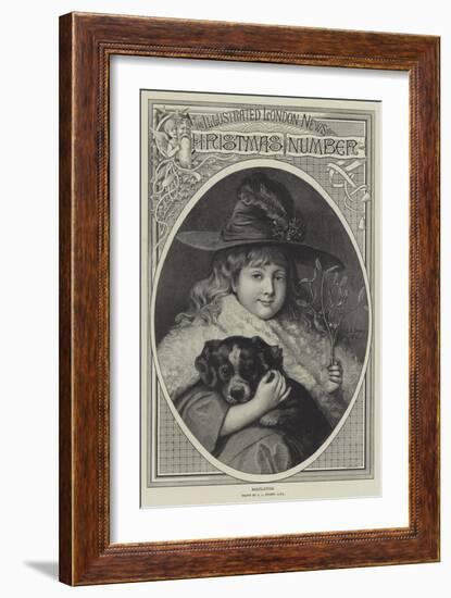 Mistletoe-George Adolphus Storey-Framed Premium Giclee Print