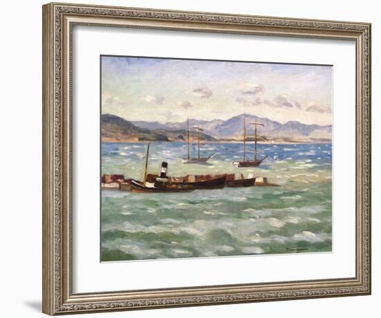 Mistral, Saint Tropez, Automne-Henri Manguin-Framed Premium Giclee Print