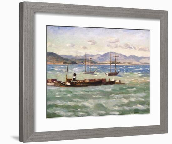 Mistral, Saint Tropez, Automne-Henri Manguin-Framed Premium Giclee Print