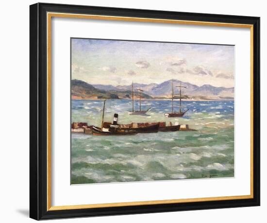 Mistral, Saint Tropez, Automne-Henri Manguin-Framed Premium Giclee Print