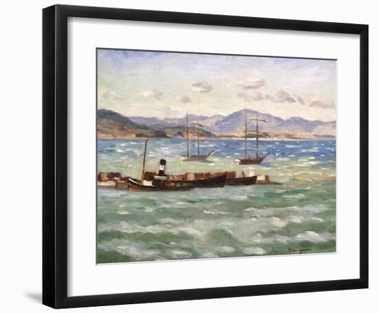 Mistral, Saint Tropez, Automne-Henri Manguin-Framed Premium Giclee Print