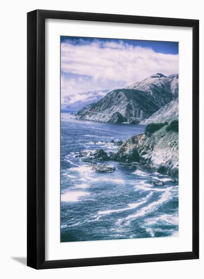 Misty and Magical Big Sur Coastline, Central California-Vincent James-Framed Photographic Print