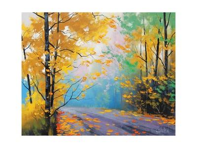 Misty Autumn Day Art Print Graham Gercken Art Com