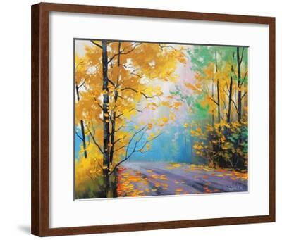 Misty Autumn Day Art Print Graham Gercken Art Com
