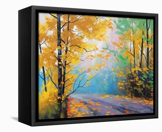 Misty Autumn Day-Graham Gercken-Framed Stretched Canvas