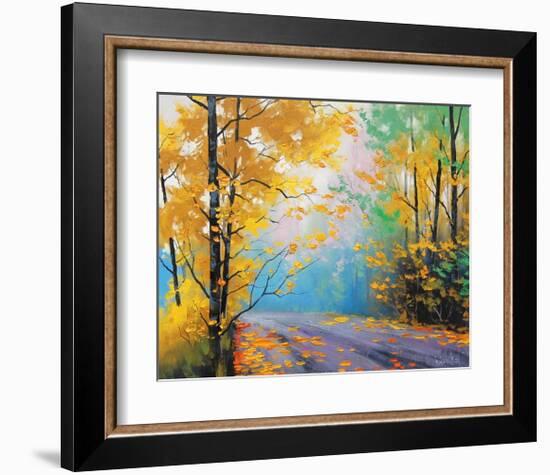 Misty Autumn Day-Graham Gercken-Framed Art Print