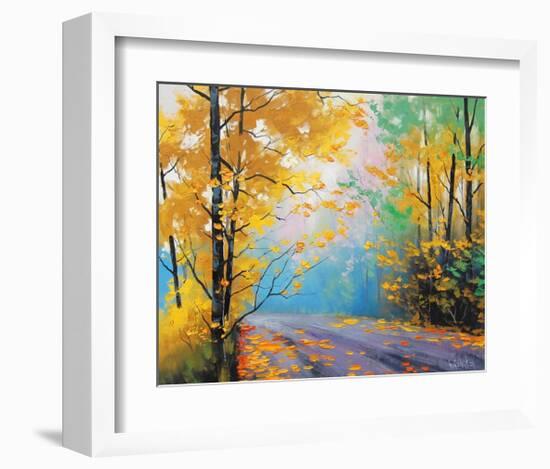 Misty Autumn Day-Graham Gercken-Framed Art Print