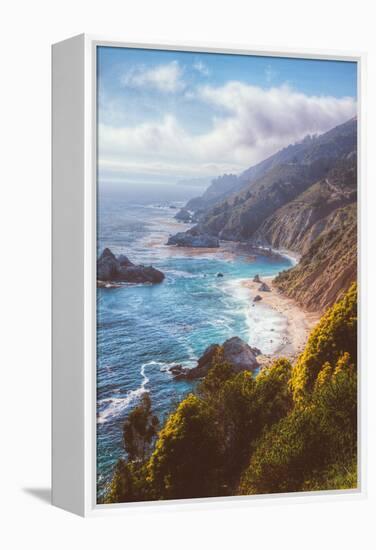 Misty Big Sur Coastline, California-Vincent James-Framed Premier Image Canvas