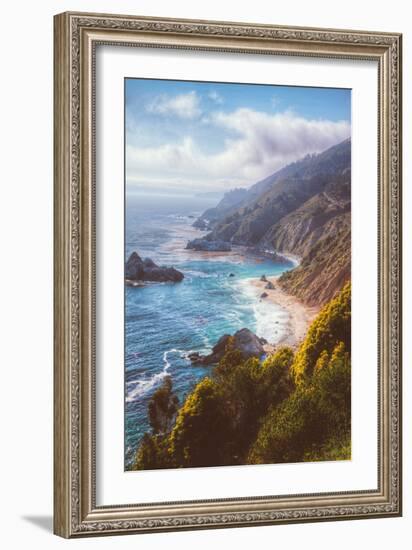 Misty Big Sur Coastline, California-Vincent James-Framed Photographic Print