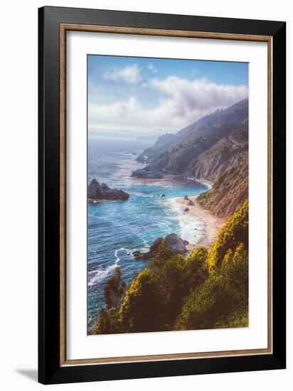 Misty Big Sur Coastline, California-Vincent James-Framed Photographic Print