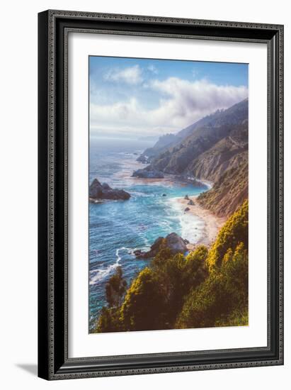 Misty Big Sur Coastline, California-Vincent James-Framed Photographic Print