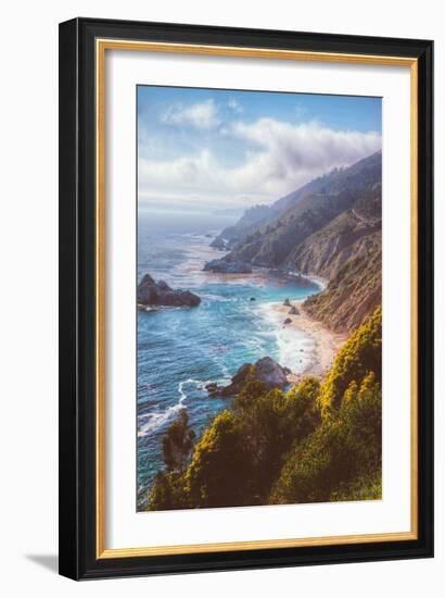 Misty Big Sur Coastline, California-Vincent James-Framed Photographic Print