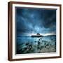 Misty Blue-Philippe Sainte-Laudy-Framed Photographic Print