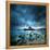 Misty Blue-Philippe Sainte-Laudy-Framed Stretched Canvas