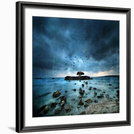 Misty Blue-Philippe Sainte-Laudy-Framed Giclee Print