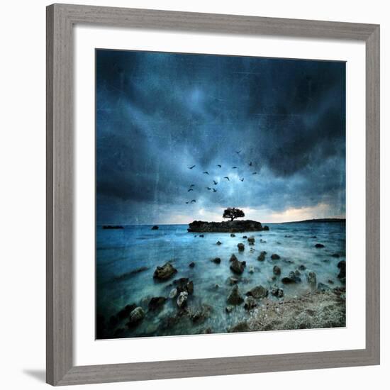 Misty Blue-Philippe Sainte-Laudy-Framed Giclee Print