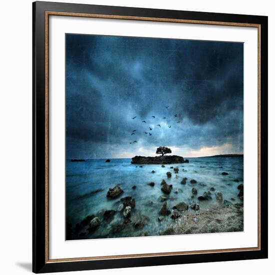 Misty Blue-Philippe Sainte-Laudy-Framed Giclee Print