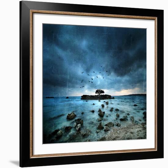 Misty Blue-Philippe Sainte-Laudy-Framed Giclee Print