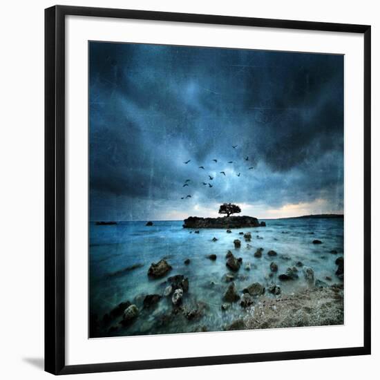 Misty Blue-Philippe Sainte-Laudy-Framed Giclee Print