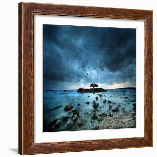 Misty Blue-Philippe Sainte-Laudy-Framed Giclee Print