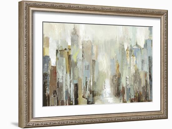 Misty City-Allison Pearce-Framed Art Print