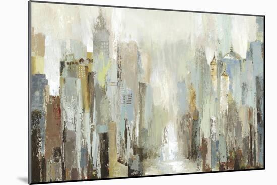 Misty City-Allison Pearce-Mounted Art Print