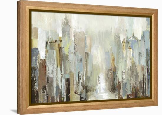 Misty City-Allison Pearce-Framed Stretched Canvas