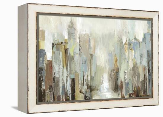 Misty City-Allison Pearce-Framed Stretched Canvas