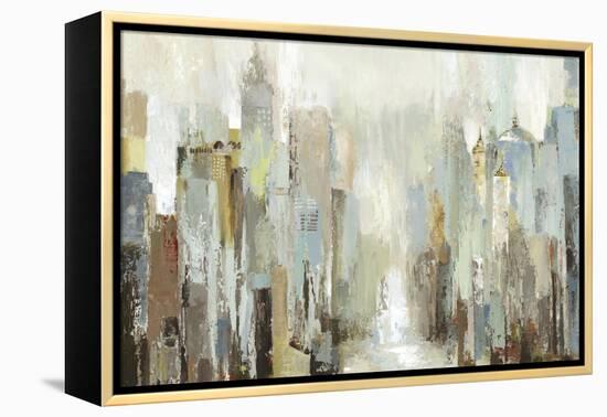 Misty City-Allison Pearce-Framed Stretched Canvas