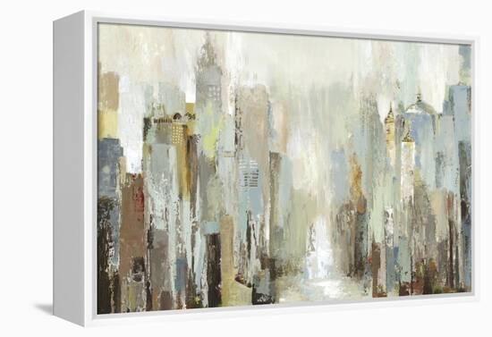 Misty City-Allison Pearce-Framed Stretched Canvas