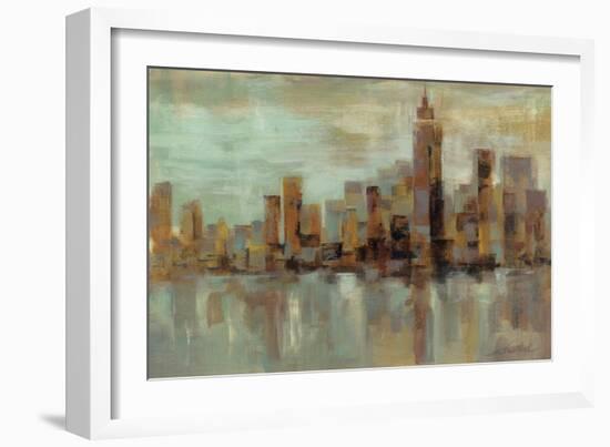 Misty Day in Manhattan-Silvia Vassileva-Framed Premium Giclee Print