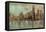 Misty Day in Manhattan-Silvia Vassileva-Framed Stretched Canvas