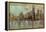 Misty Day in Manhattan-Silvia Vassileva-Framed Stretched Canvas